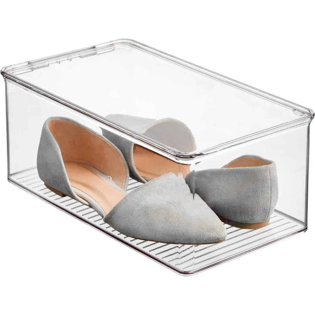 Closet Shoe Box - Wedge Pumps Clear