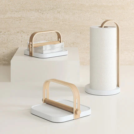 Bellwood Napkin Holder White / Natural