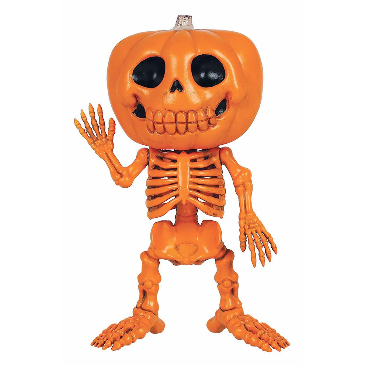 Standing Orange Skeleton Pal, 7 Inches