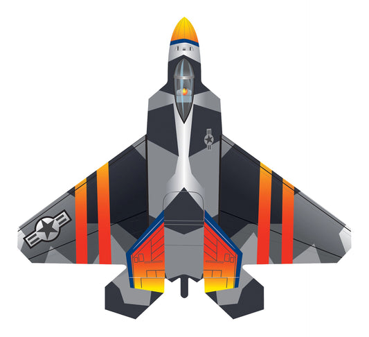 Fighterjet  Nylon Kite, 36 Inches Tall