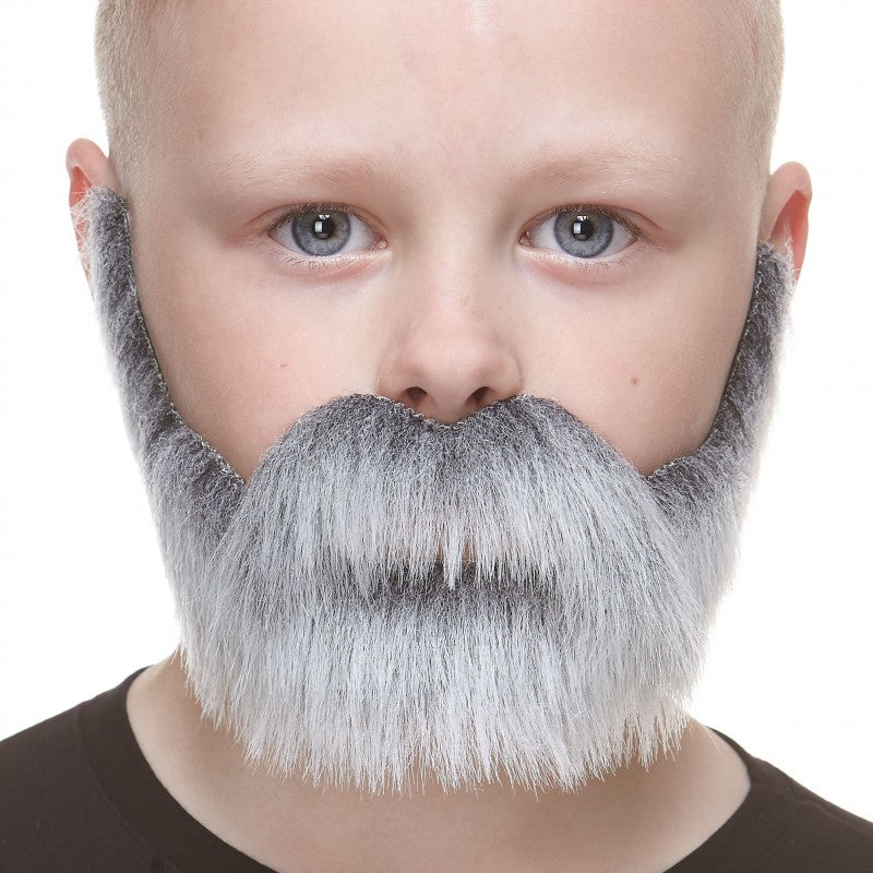 Nobleman Fake Mustache  & Bear for Kids Salt & Pepper