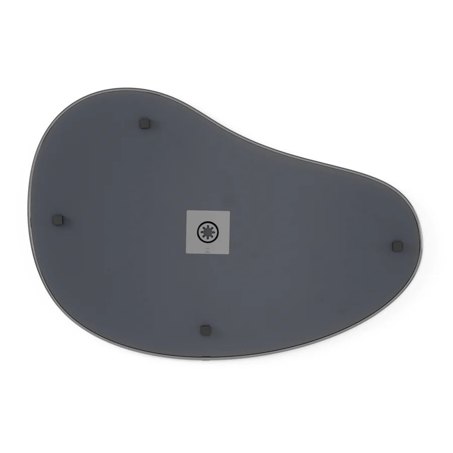 Hubba Pebble Wall Mirror 24 x 36  Metallic-Titanium