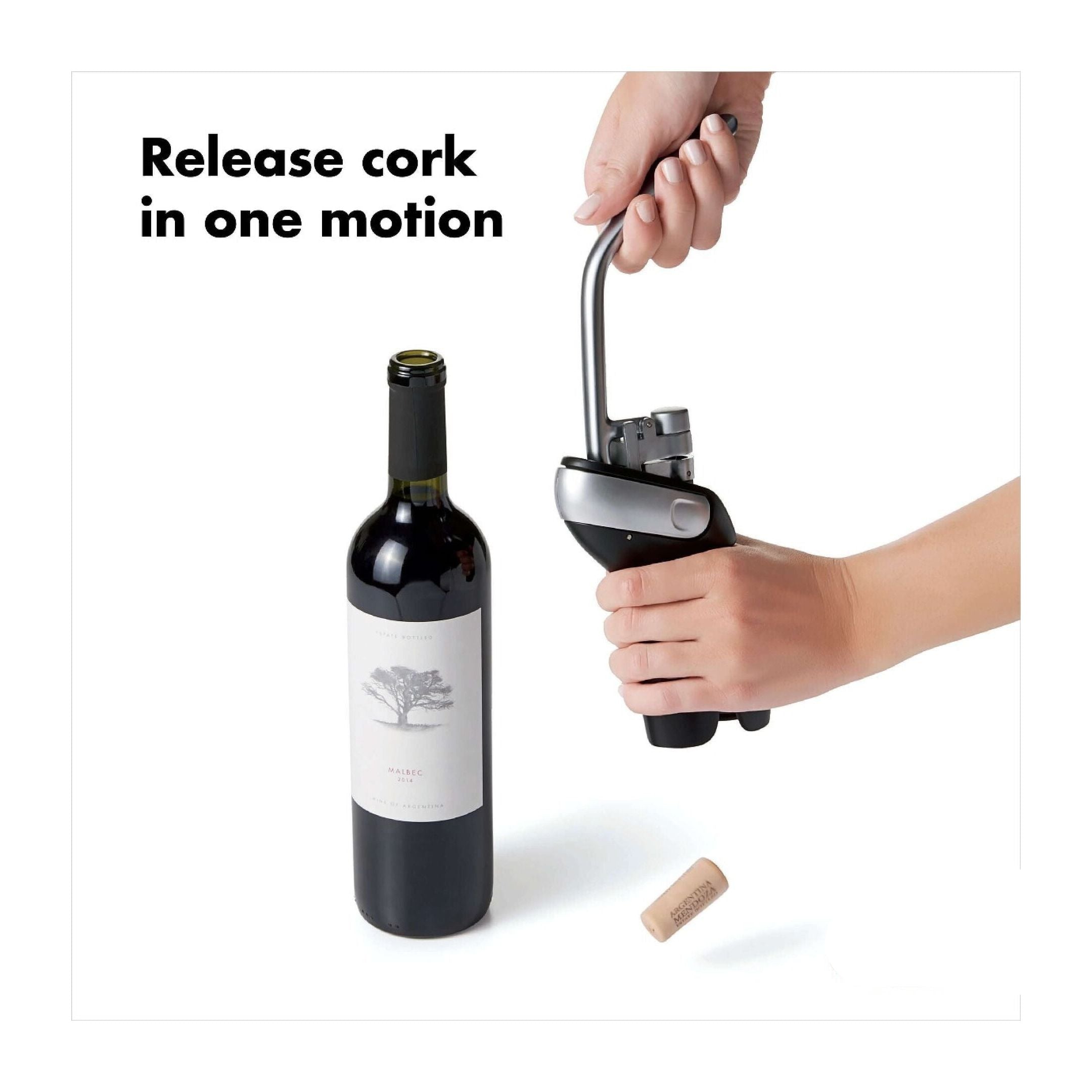 Oxo Steeles Vertical Lever Corkscrew