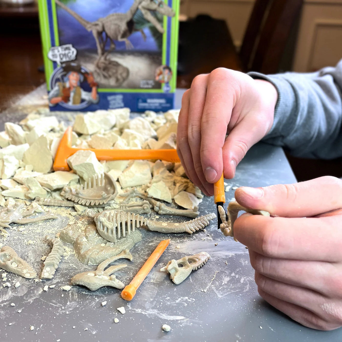 Dino Dig Velociraptor Excavation Kit