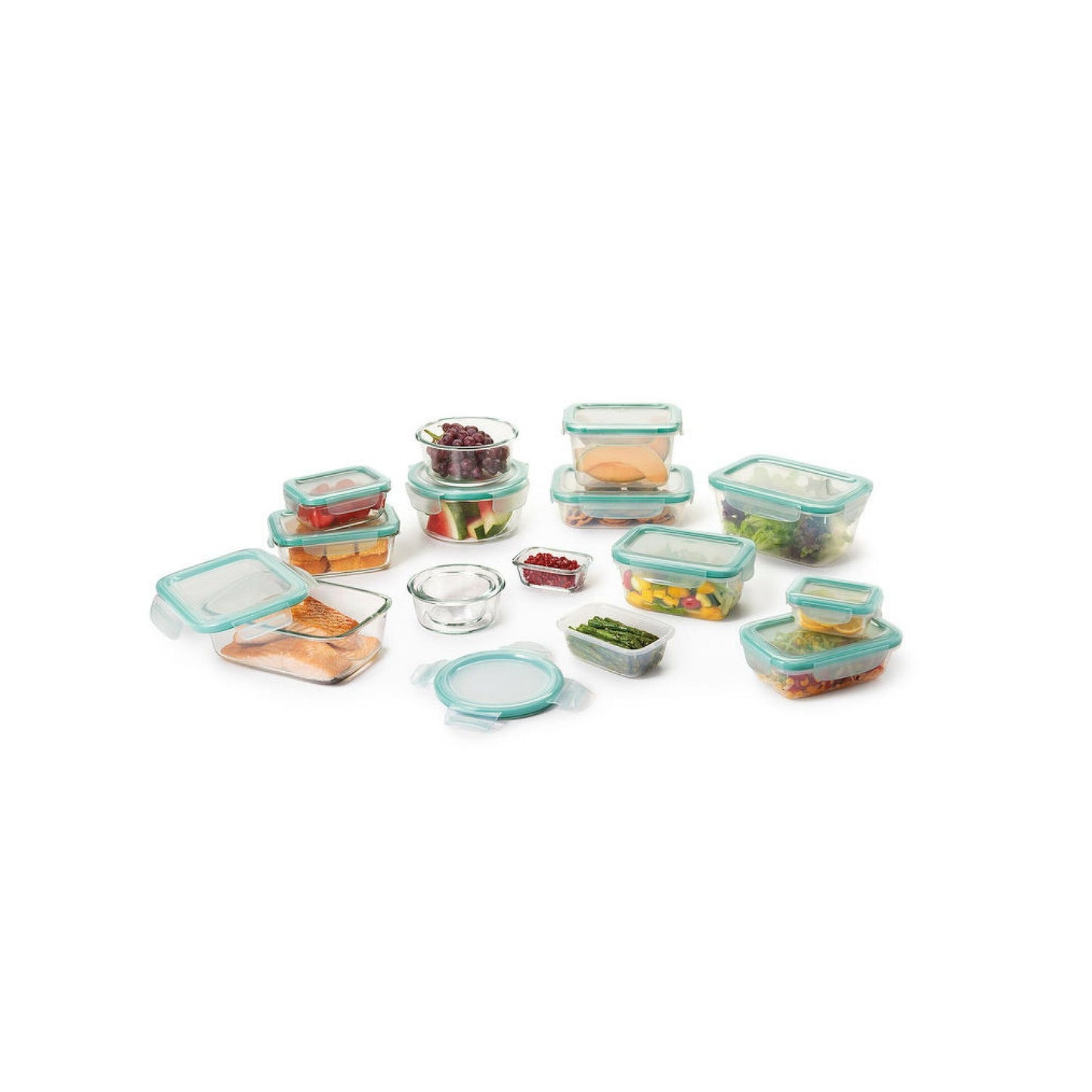 OXO Good Grips 30 Piece Smart Seal Glass & Plastic Container Set