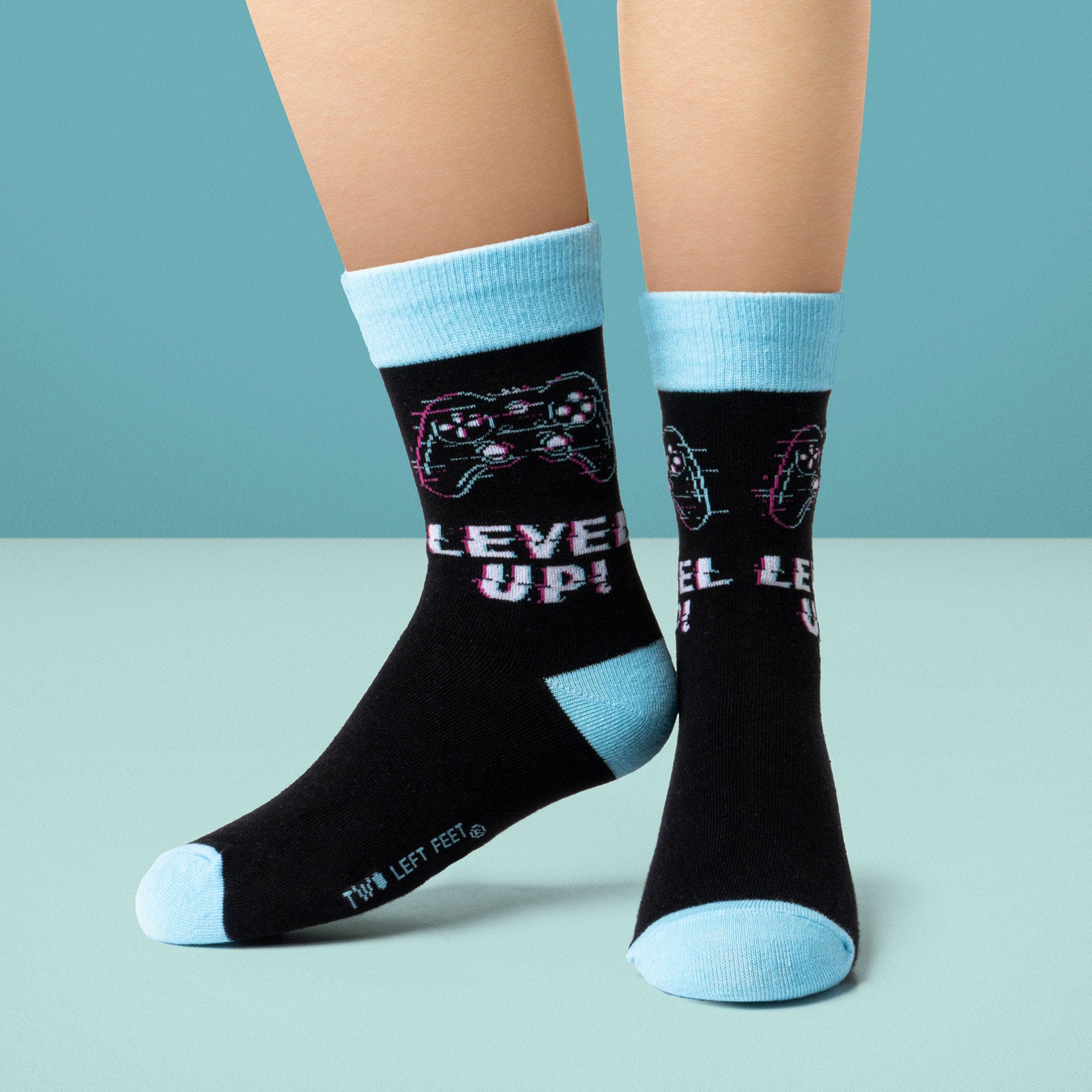 Two Left Feet Kid's IT'S YO BIRTHDAY Gift Card Sock Set -  Level Up