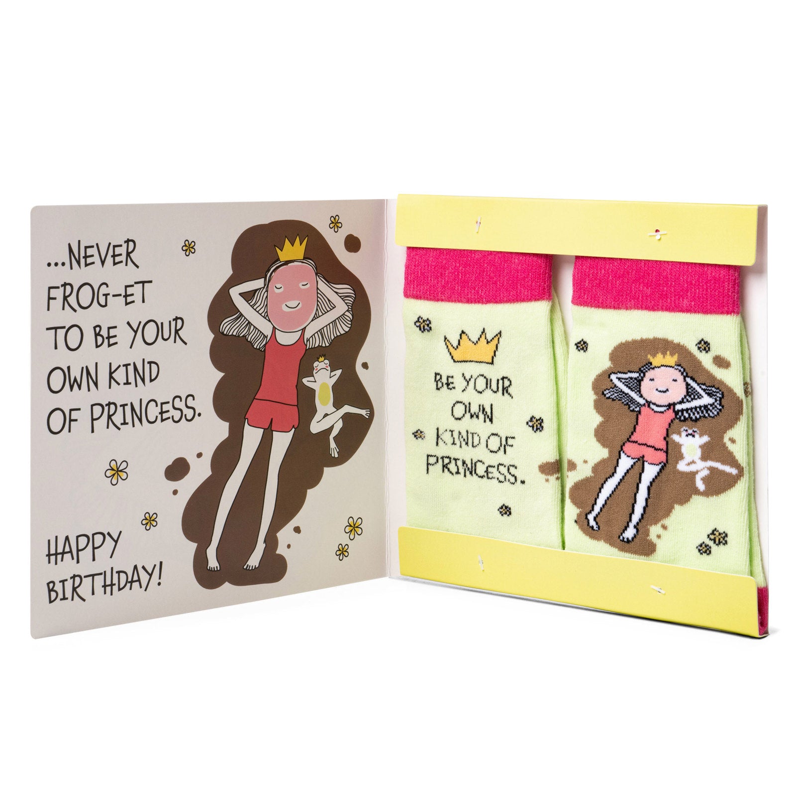 Two Left Feet Kid's IT'S YO BIRTHDAY Gift Card Sock Set -  Your Magical Day