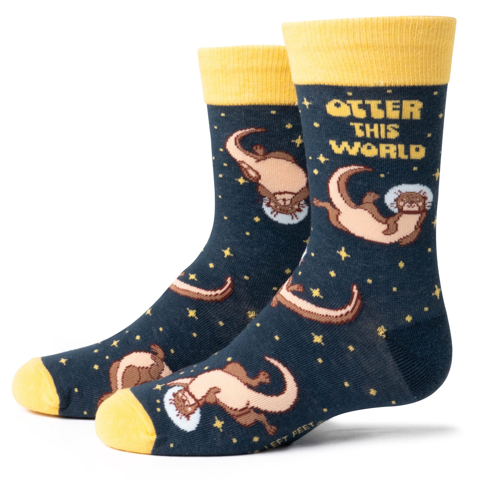 Two Left Feet Kid's IT'S YO BIRTHDAY Gift Card Sock Set -  Otter This World