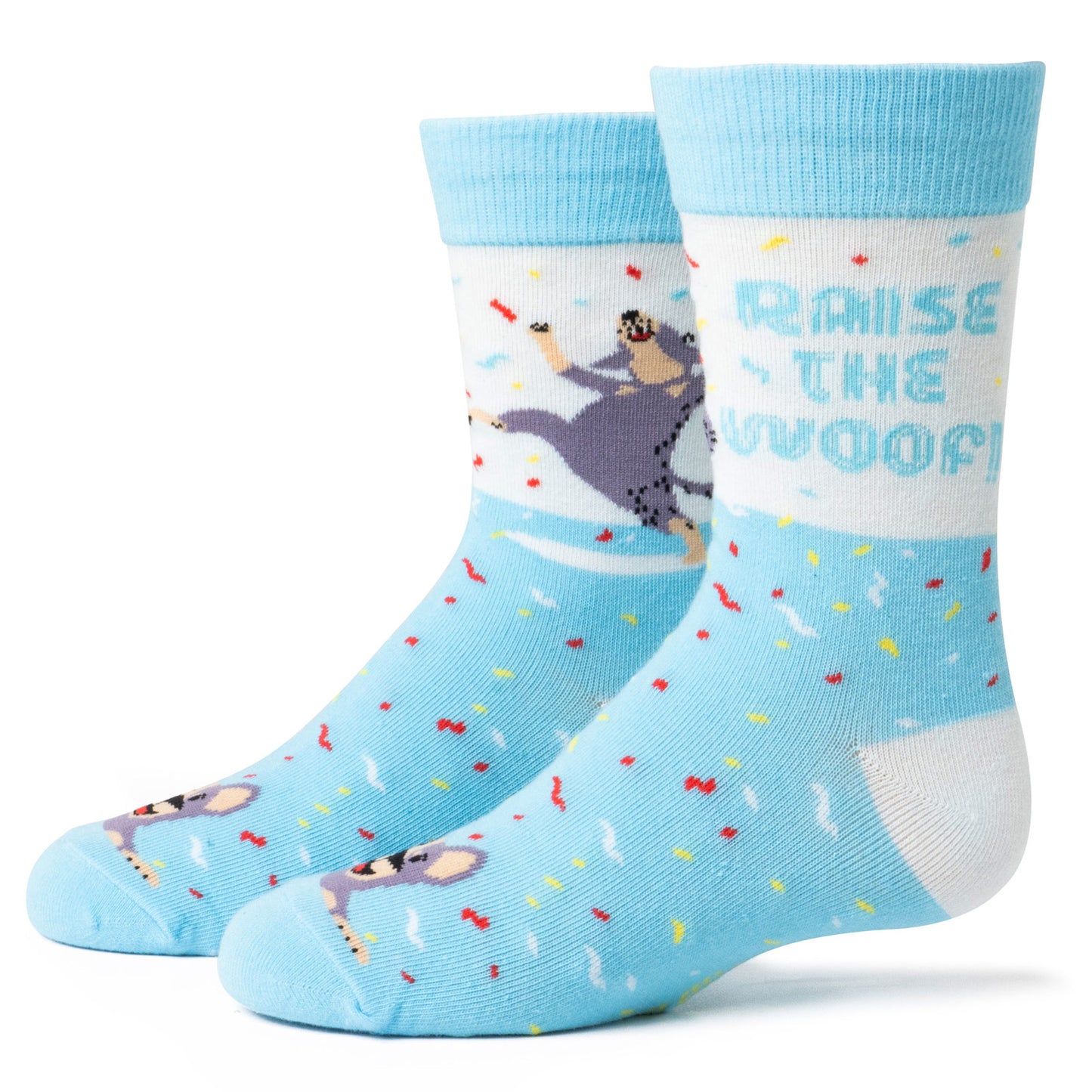 Two Left Feet Kid's IT'S YO BIRTHDAY Gift Card Sock Set -  Raise The Woof