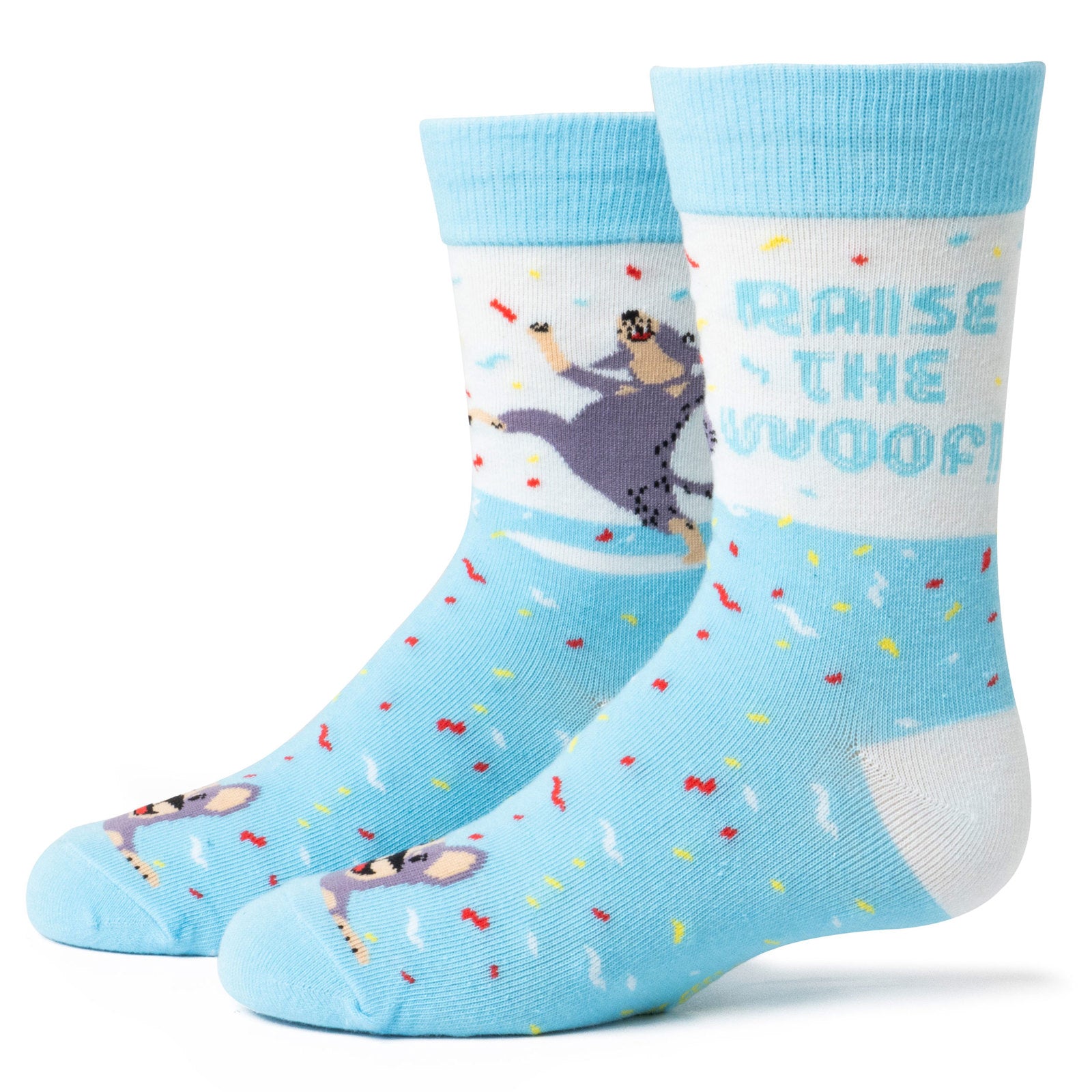 Two Left Feet Kid's IT'S YO BIRTHDAY Gift Card Sock Set -  Raise The Woof