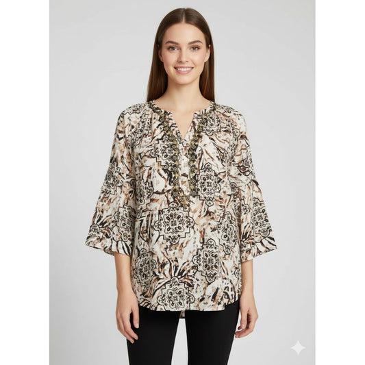Top Tan Multi - Ruby Rd