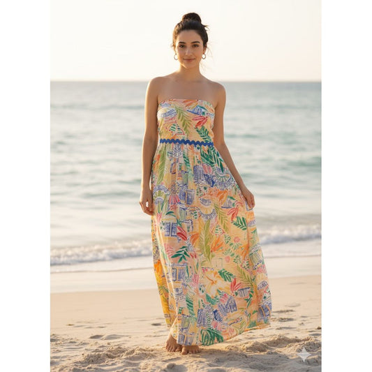 Destination print Dress