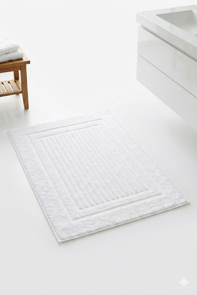 Bath Mat Hosp 22x34 White