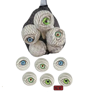 3” Hanging Bag of Eyeballs – 6pcs