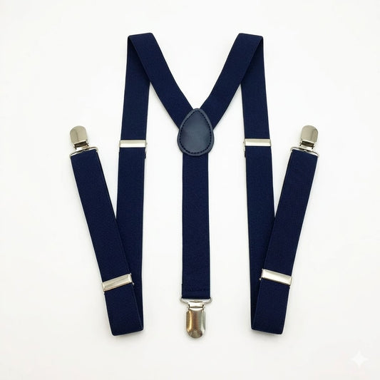 Navy Blue Suspenders