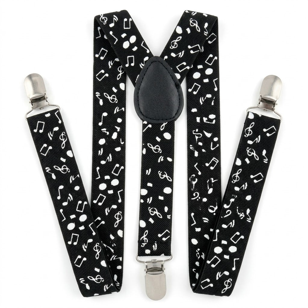 B/W Music Note Susp