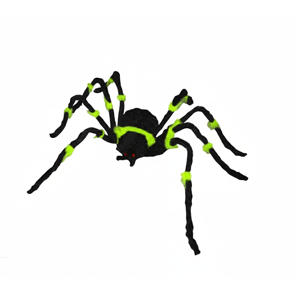 48in Hairy Spider Green