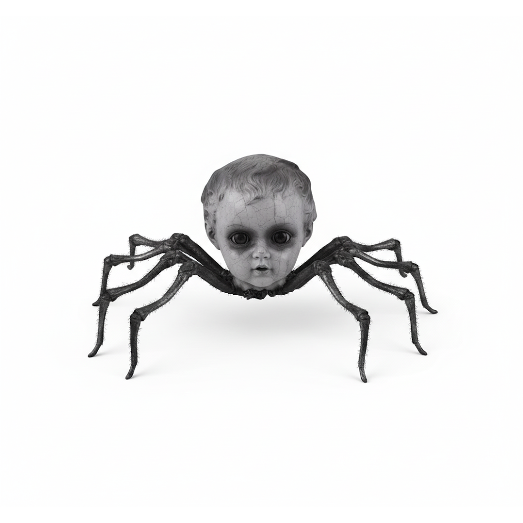 8" Creepy Spider Doll