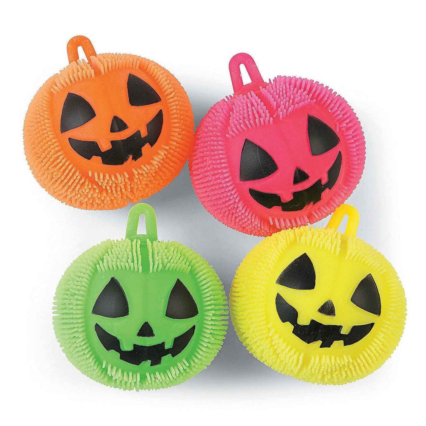 Vinyl Light-Up Jack-O'-Lantern Puffer Ball YoYos