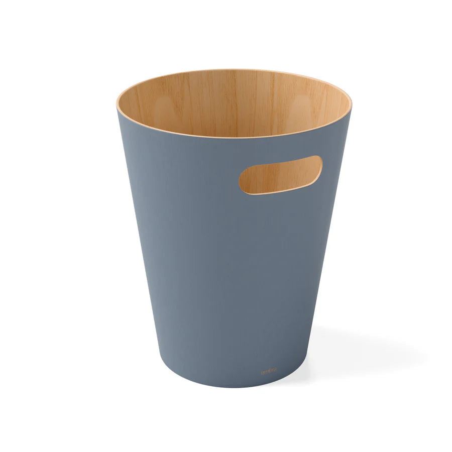 Woodrow Trash Can Slate Blue