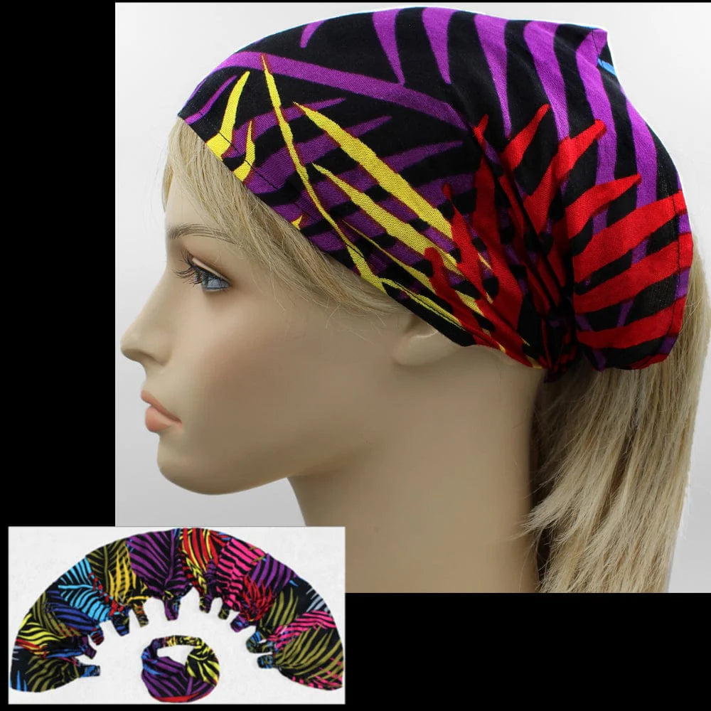 Palm Colors Elastic Bandana-Headbands