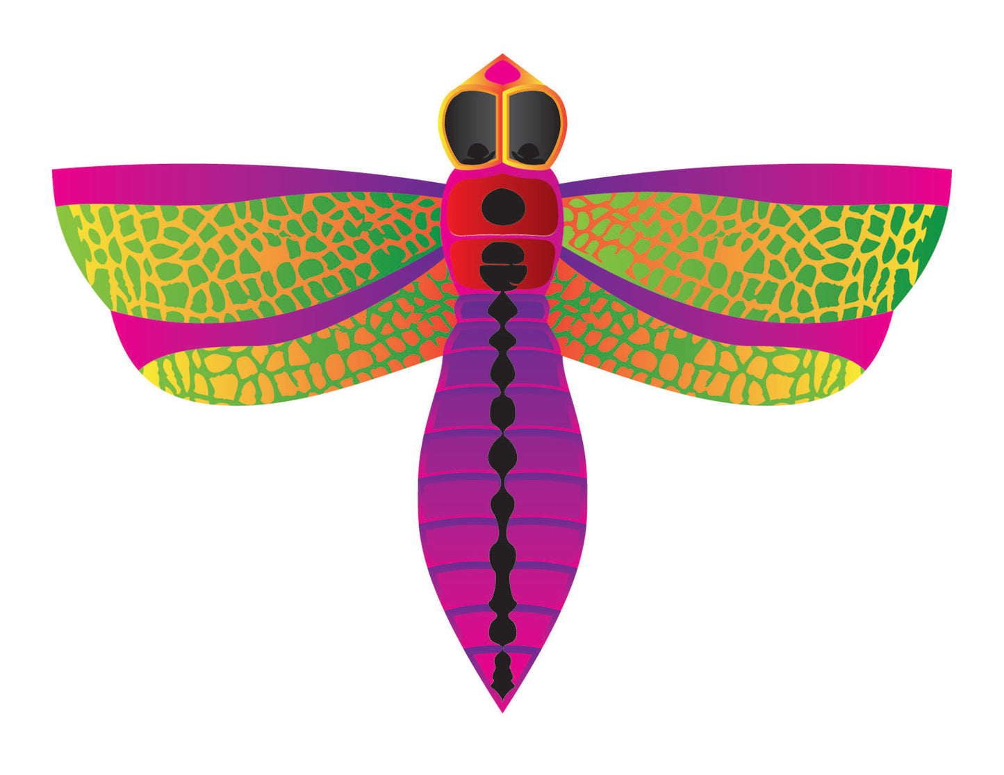 Microkite Kite Tropical Fish & Dragon Fly Mini Kites, 2Pack