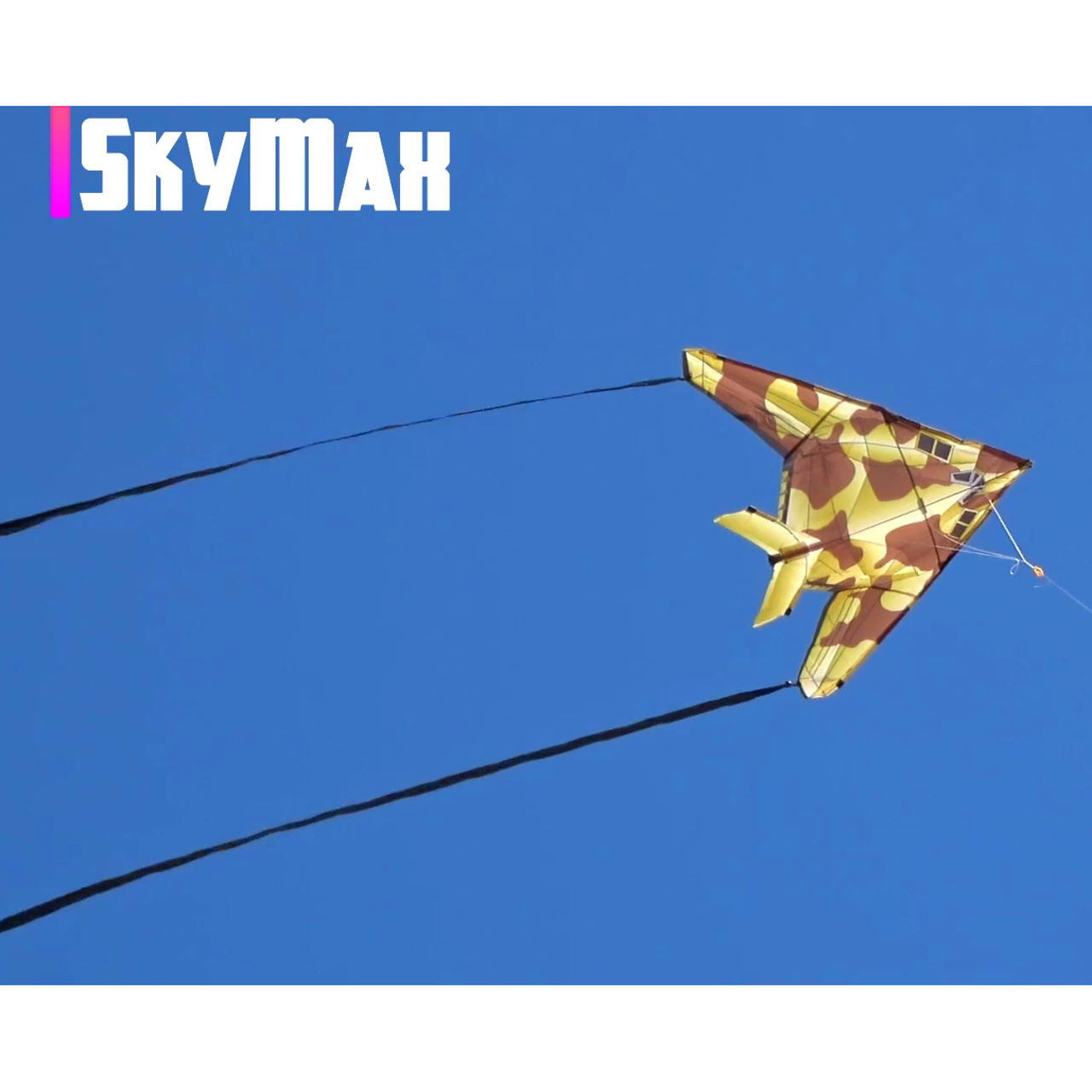 Camo Stealth Jet Nylon Kite, 36 Inches Tall