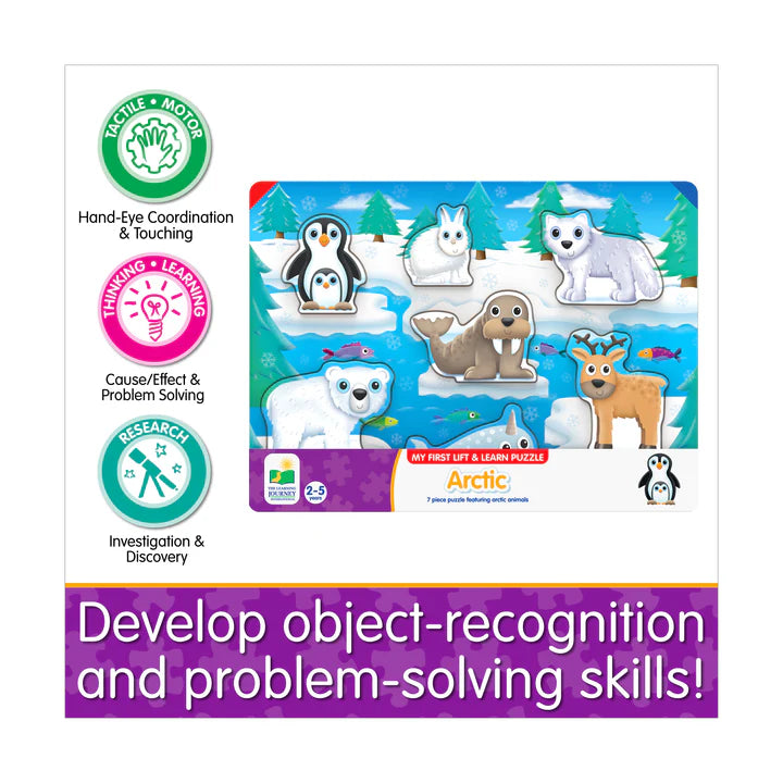 My First Lift & Learn Puzzle - Artic: 7 Pcs