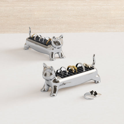 Ali Cat Ring Holder Chrome