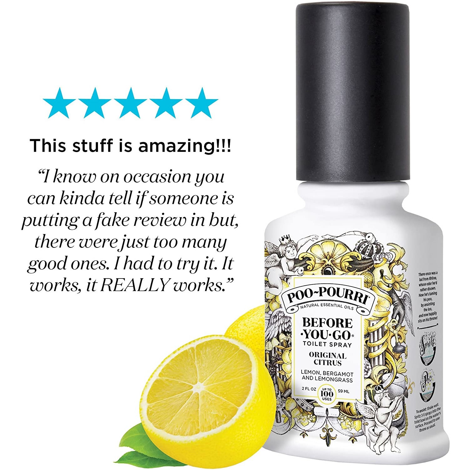 Before You Go Toilet Spray Original Citrus 2 oz