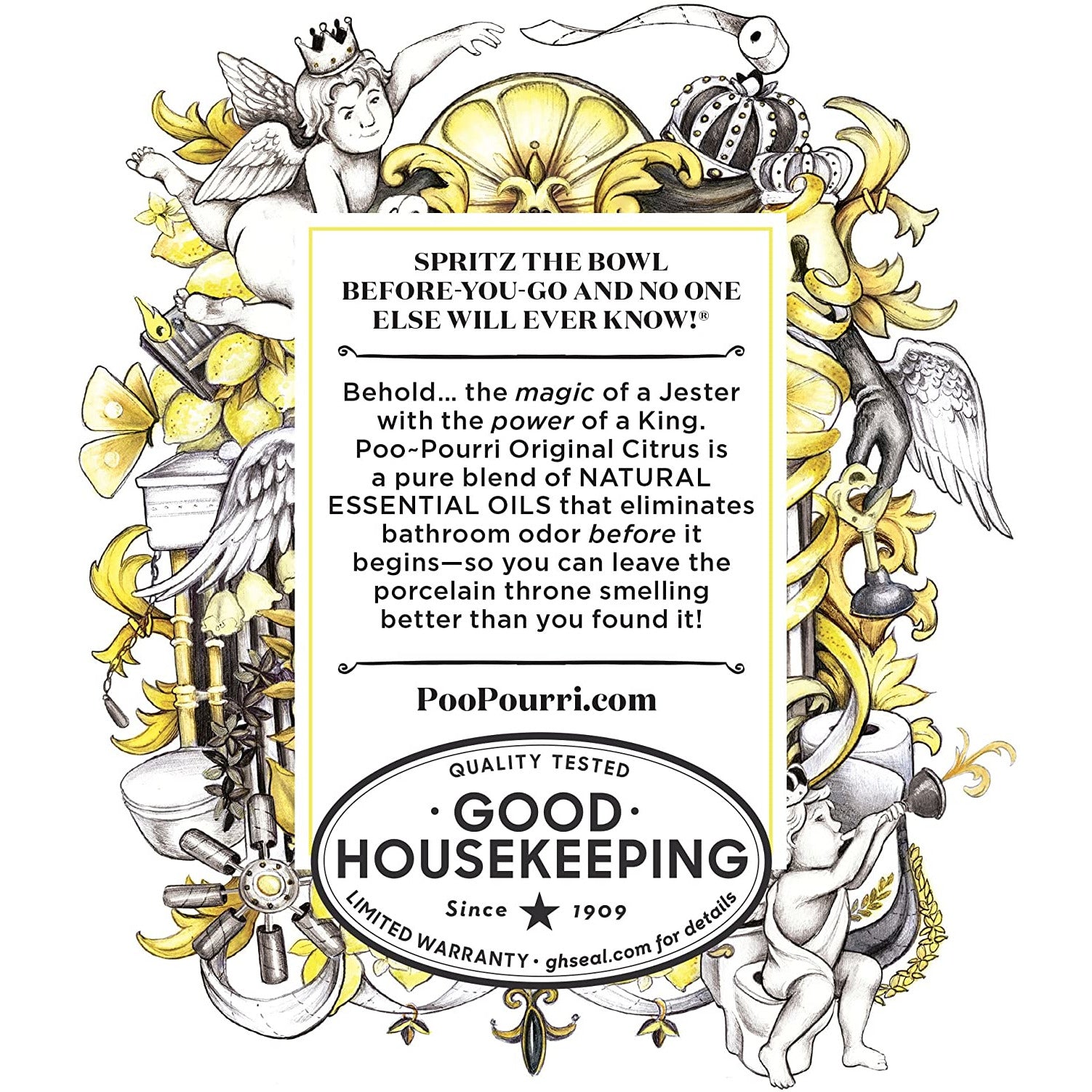 Before You Go Toilet Spray Original Citrus 2 oz