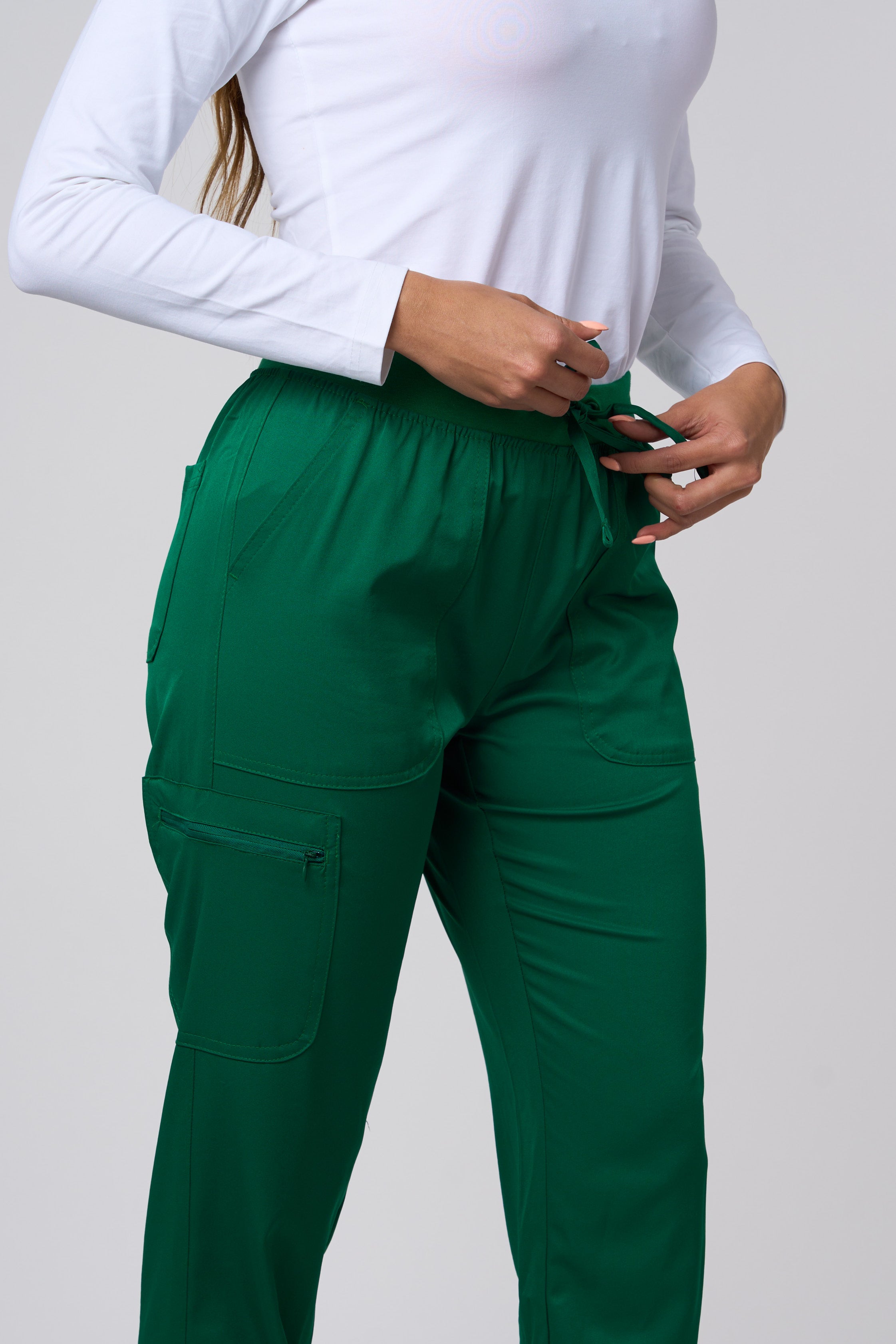 JOGGING PANTS 4 WAY STRETCH HUNTER GREEN