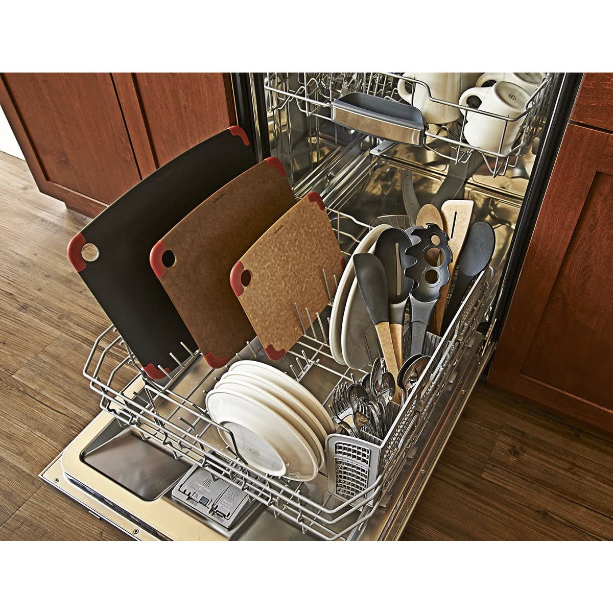 Pasta Server, Natural/Black Nylon 13"