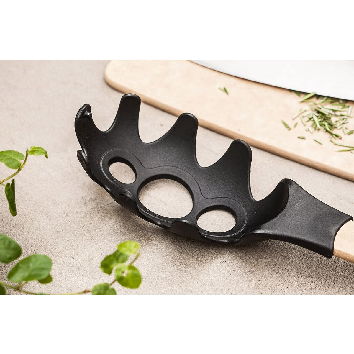 Pasta Server, Natural/Black Nylon 13"
