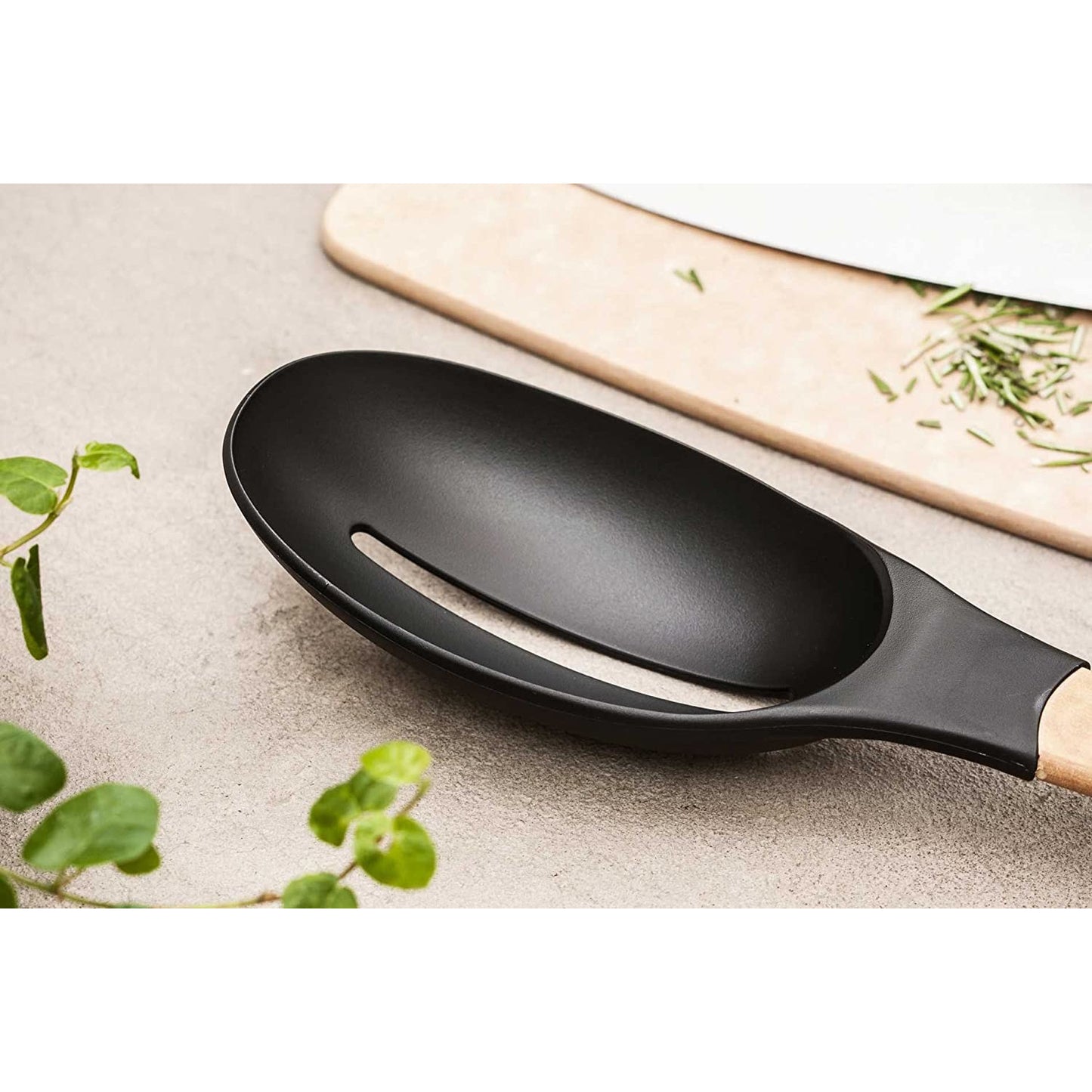 Slotted Spoon Natural/Slate 13"