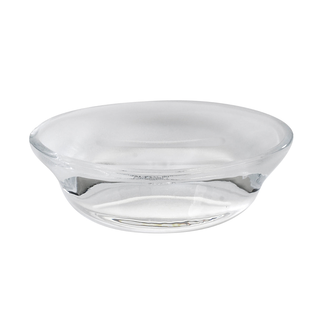 VAPOR SOAP DISH FROSTED GLASS