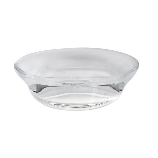 VAPOR SOAP DISH FROSTED GLASS