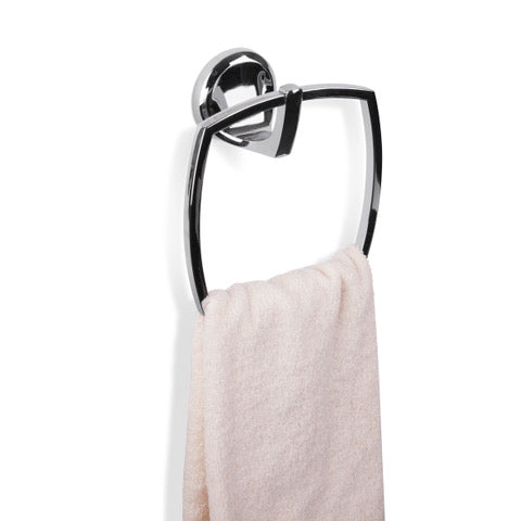 SWOOP TOWEL RING CHROME