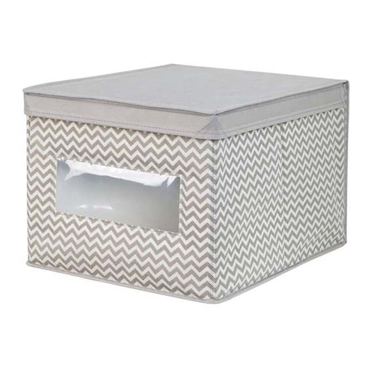 Large Storage Box - Taupe/Natural