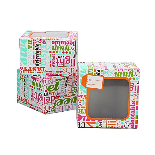 Colorful Cookie Boxes 3-Pack