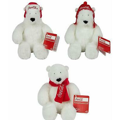 COCA COLA POLAR BEAR WITH HAT