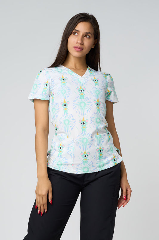 WHITE KOALA PARTY-PRINTED SHIRTS