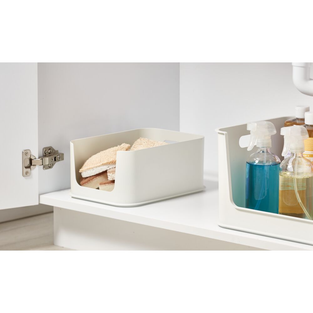 Coconut Medium Open Front Bin