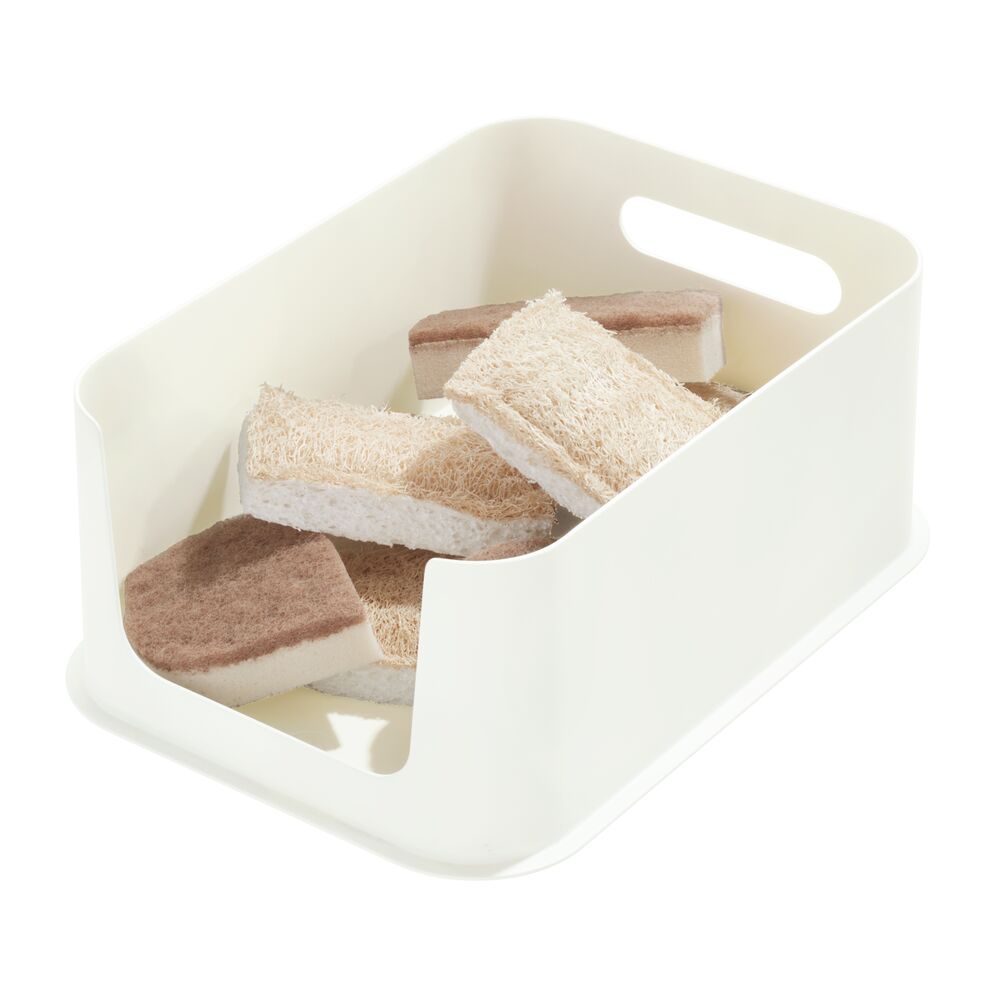 Coconut Medium Open Front Bin
