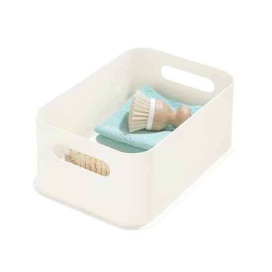 Coconut Medium Handled Bin