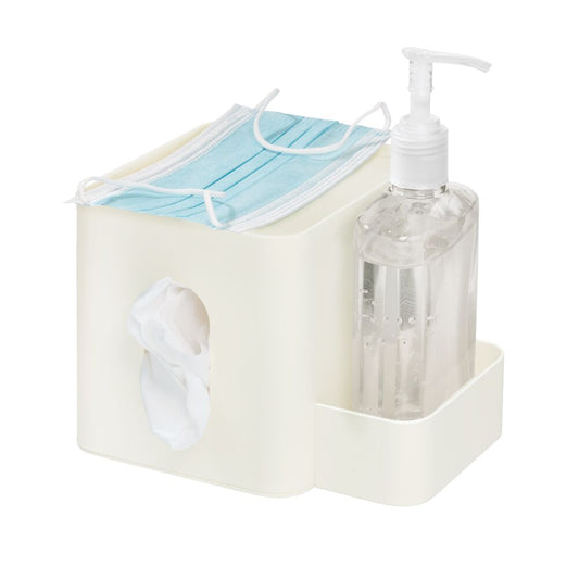 Tissue Holder with Storage Caddy Coconut