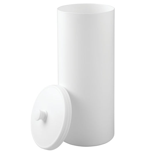 White Toilet Tissue Reserve Canister