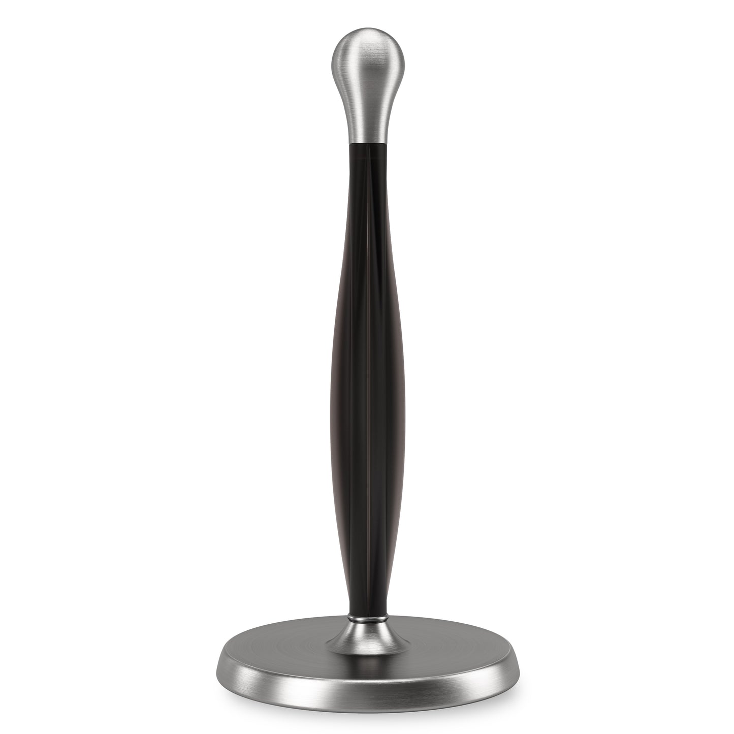 Tug Paper Towel Holder Nickel/ Black