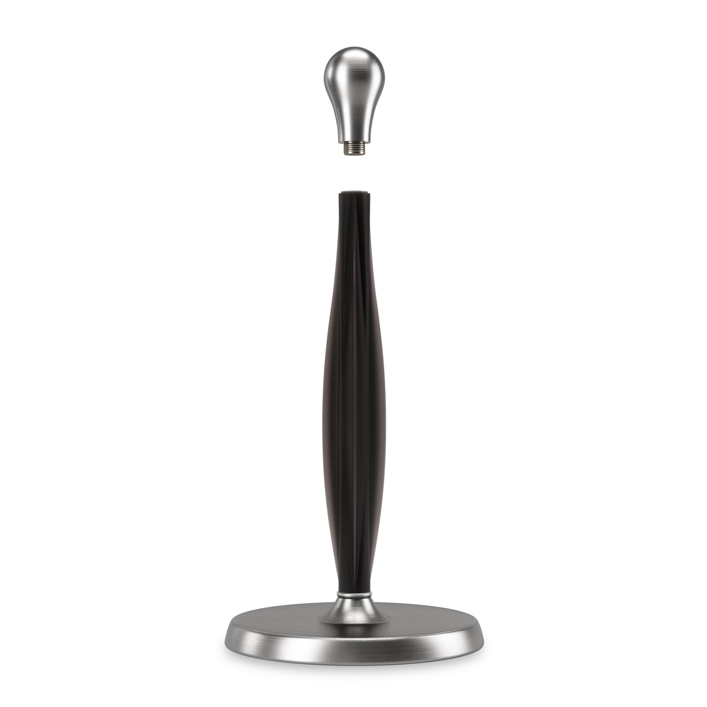 Tug Paper Towel Holder Nickel/ Black