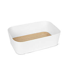 WOODROW LARGE STORAGE BIN WHITE